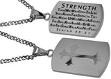 Silver Shield Cross, "Strength"