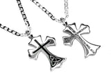 Trinity Cross Pendant, "Christ My Strength"