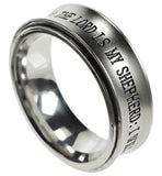 Spinner Silver Ring, "Fear No Evil"