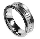 Spinner Silver Ring, "I Know the Plans"