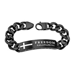 Black Neo Bracelet, "Freedom"