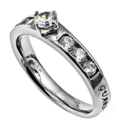 Princess Solitaire Ring, "Guarded"