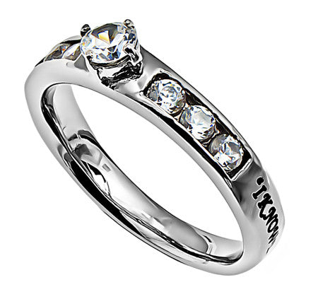 Princess Solitaire Ring, "I Know"