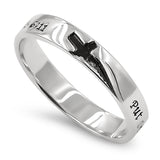 Knight Cross Silver Ring,"PUT ON THE WHOLE ARMOUR OF GOD - EPHES. 6:11"-Wholesale