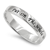 Knight Cross Silver Ring,"PUT ON THE WHOLE ARMOUR OF GOD - EPHES. 6:11"