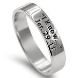 BAND Silver Ring, "HOPE "-Wholesale