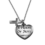 Sweetheart Necklace, "Friend Of Jesus"