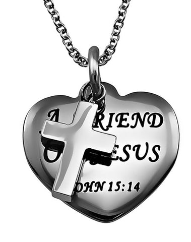 Sweetheart Necklace, "Friend Of Jesus"