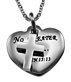 Sweetheart Necklace, "No Greater Love"
