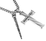 Silver Cross And Nail, "Armor Of God"