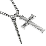 Silver Cross And Nail, "Strength"