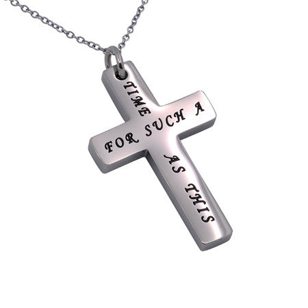 Simplicity Cross Pendent, “Such A Time"