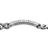 Silver Sport Bracelet, "No Weapon"