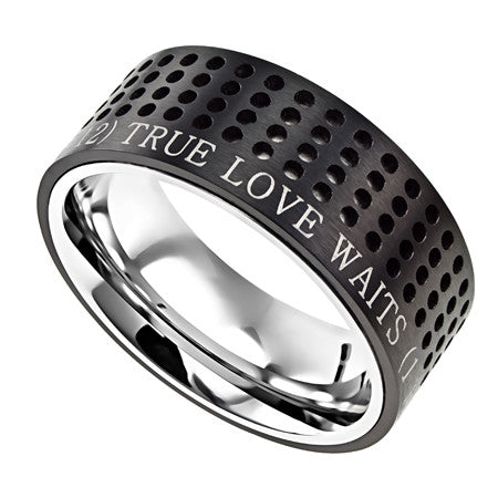 Black Sport Ring, "True Love Waits"