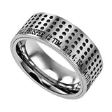 Silver Sport Ring, "Soldier Of Christ"