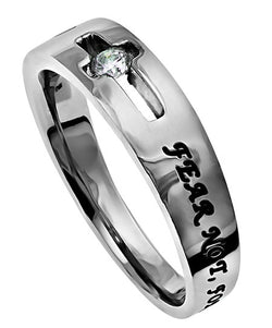 Solitaire Ring, "Fear Not"