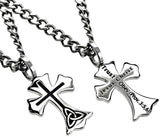Trinity Cross Pendant, "Trust"