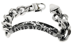 Crown of Thorns Bracelet, "Saved By Grace"